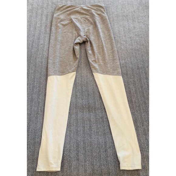 Kyodan Womens Gray & Cream Colorblock High-Waisted Leggings - Picture 2 of 11